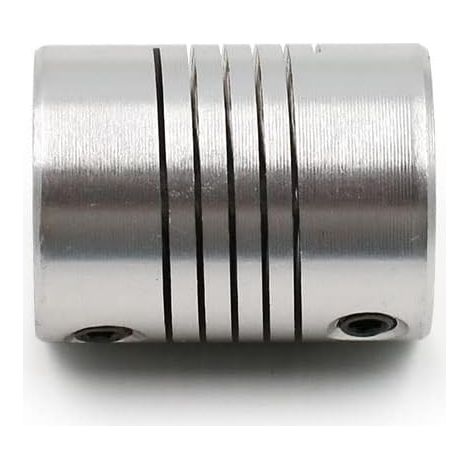1 accouplement d'arbre moteur à mâchoires 5x8 mm, flexible 5 8 diamètre extérieur 19x25