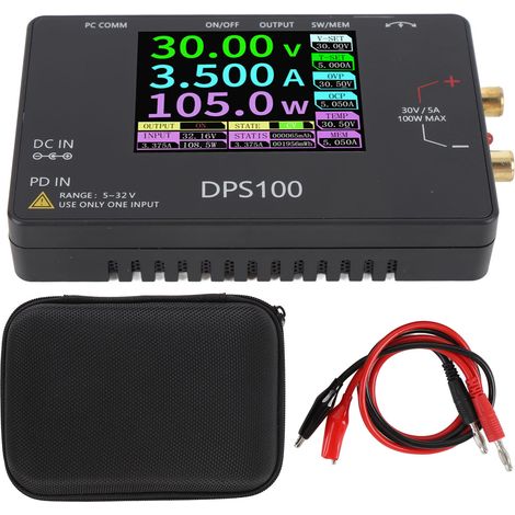 DPS100 100W DC alimentation réglable Portable 30V 5A Variable Programmable