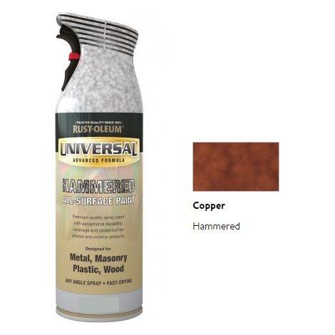 Rust-Oleum Universal All Surface Spray Paint - Hammered - Copper - 400ml