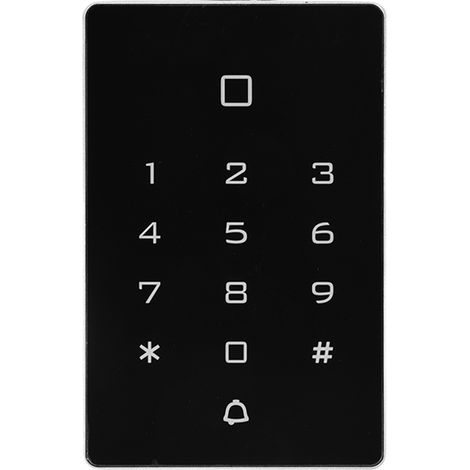 Clavier de contrôle d'accès étanche, accès multiples, jusqu'à 2000 utilisateurs, haute durabilité, pour portail d'entrée.