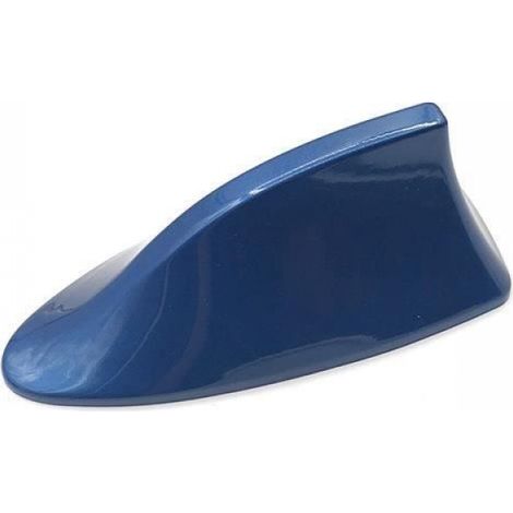 Antenne Requin - Antenne Autoradio - FM Universelle - Pour Voiture Tous Modèles - Fixation Magnétique Ou Perçage - Bleu - 1 Pièce (1/4)
