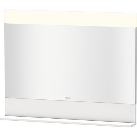 Miroir DuravitVEROavec éclairage et étagère 800x1000x142mm blanc brillant lack