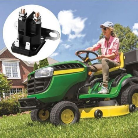 Solénoïde Démarreur - 12 V - Pour Tondeuse Autoportée - Compatible John Deere Cub Cadet MTD Troy-Bilt - 1 Pièce (1/4)