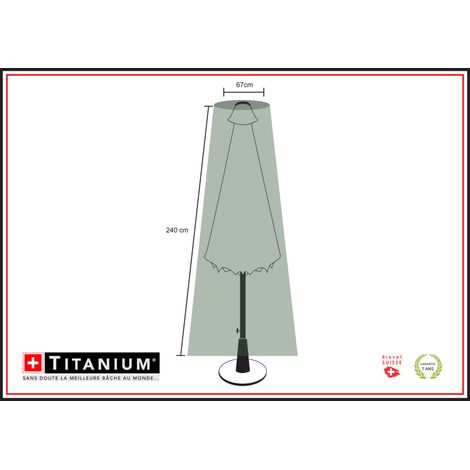 Copertura TITANIUM® per ombrellone 240 x 67 cm