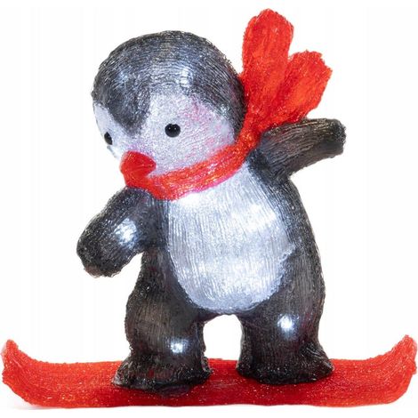 Feeric-lights Leuchtender Pinguin multicolor 30 cm LED