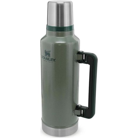 Termo Stanley Steel LEGENDARY CLASSIC de 1,9 L - Verde, mantiene el calor durante 45 horas. (1/4)