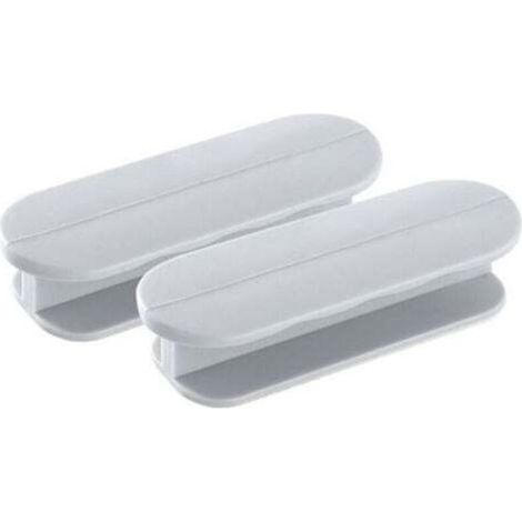 Poignées de fenêtre de balcon sans perçage, gris, pour porte de patio extérieur, tiroir et meuble, poignée de porte vitrée