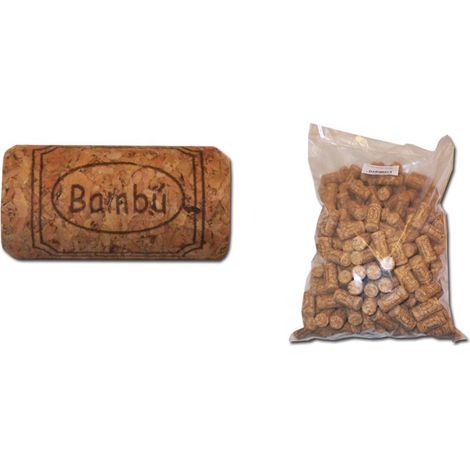 Bambu T-Cork Cylindrique 38x23 Sachet 200 Unités Aggloméré Natu11116