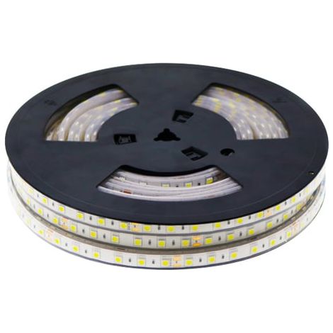 IluminaShop - Tira de LED 280W 24V DC SMD5050 60 LED/m 12W/m IP68 (20 Metros) Blanco Frio 8000K (1/2)