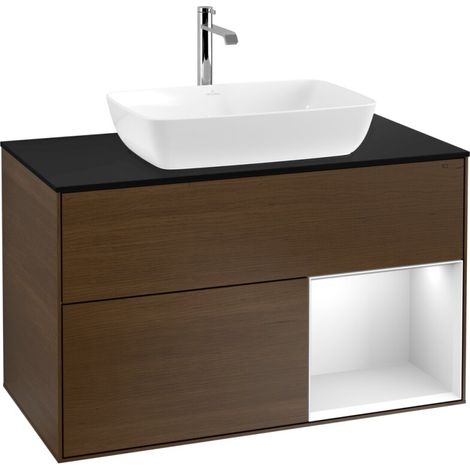 Villeroy & Boch F782MTGN Meuble sous-lavabo Finion F78 (1/2)