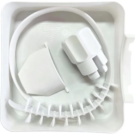 Washing Machine Filter Drain Tray - Heavy Duty Drain Funnel with Brush Washer Water Collection Guide Plate for Laundry Drainage, Home Replacement Accessory for Apartments Home Use (1/5)