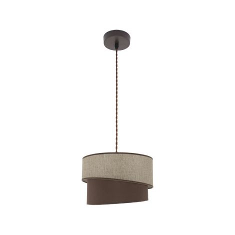 Ciondolo Hara 1xe27 marrone/marrone regx35x35 cm