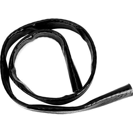 AN12 – manchon anti-feu noir tressé, bouclier thermique pour flamme, protecteur de tuyau de carburant de 3/4 x 3,3 pieds ID 0,7 pouces (1/5)