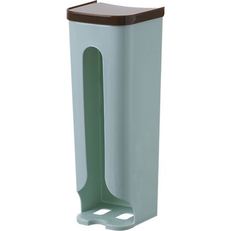 Boîte de rangement de sacs poubelles, distributeur de déchets de cuisine mural en plastique pour la maison (1/5)