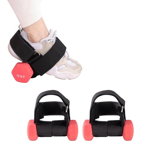 Lot de 2 haltères réglables avec sangle de cheville (1/5)