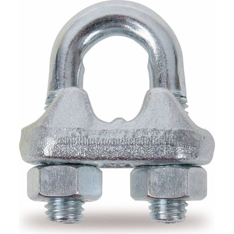 Morsetto Per Fune Acciaio D 16 Mm Robur 2 Pz - 6 Bl