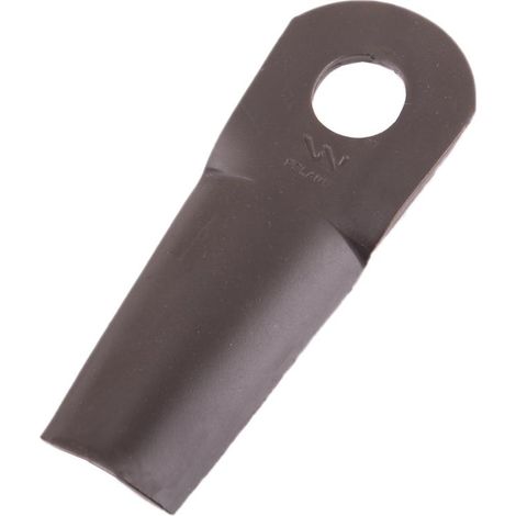 Cuchilla. Cuchilla de cortacésped, curva, 132x50x4 mm, orificio 20,5x23, aplicación 13800013 JF-Stoll WARYŃSKI (se vende en juegos de 25) (1/2)