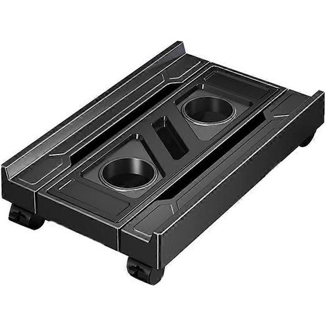 Support réglable pour tour PC portable, support télescopique pour unité centrale, chariot pour ordinateur de bureau (1/5)