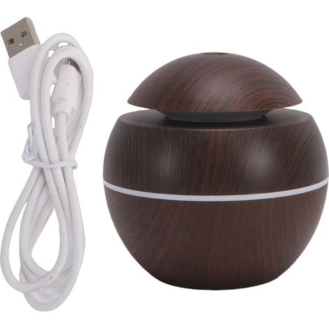 Diffuseur huile essentielle 100ml mini aromathérapie – Humidificateur brume 7 couleurs lumière bureau maison voiture voyage, parfum (1/5)