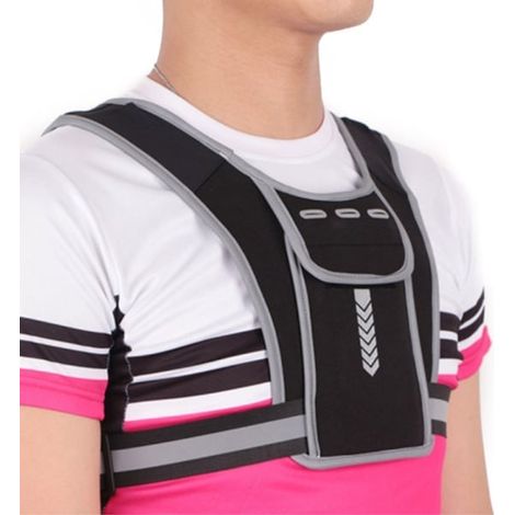 Gilet de course réfléchissant (Version lumineuse améliorée)-Gilet de course réfléchissant (Version lumineuse améliorée) (1/5)