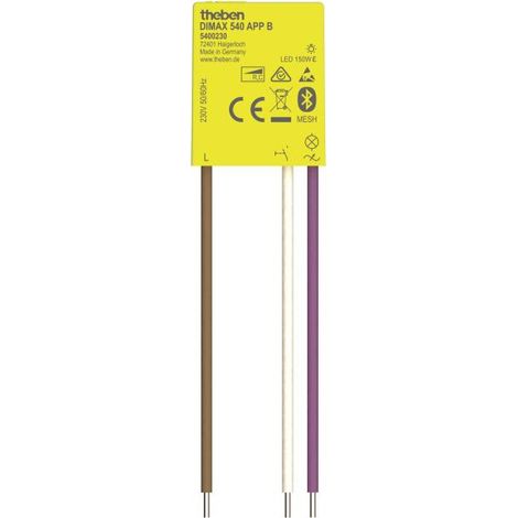 Regulador universal Theben dimax 540 app b Bluetooth sin neutro