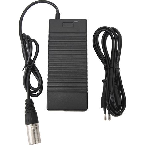 Chargeur de batterie pour trottinette électrique 29 V 2 A, adaptateur secteur XLR mâle 3 broches pour vélo électrique, prise UE, 100 à 240 V CA (1/5)