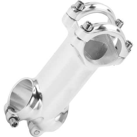 Potence de vélo de route Meijun argentée pour VTT, 31,8 x 80 mm, pour collier de fourche avant de 28,6 mm (1/5)