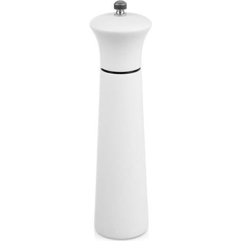 Moulin a poivre et sel en bois blanc 215 cm