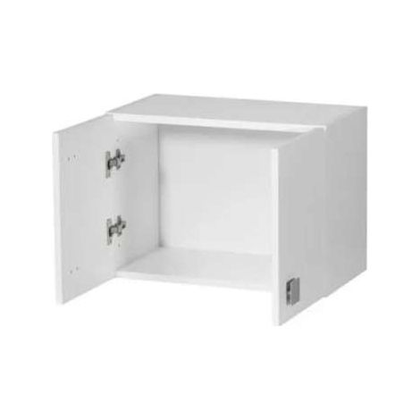 Pensile sopracappa Bianco frassinato con 2 ante Cm 60x33xh40 - consegnato già montato