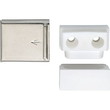 Schrankverbinder KM 270, 34 x 30 x 19 mm, Kunststoff weiß