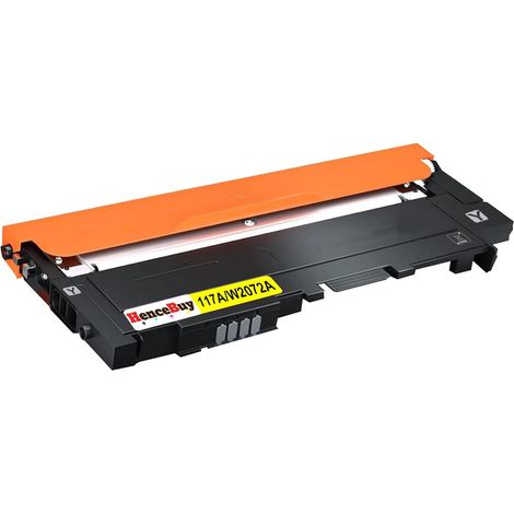 117A W2072A Toner Jaune (avec Puce) Cartouche Compatible pour Imprimante HP Color Laser MFP 178nw 178nwg 178 179fnw 179fwg 179 HP Color Laser 150nw 150a 150 (1 Jaune) (1/5)