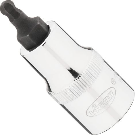 Tournevis à tête sphérique 1/2" I-6KT SW5.55 V7055-H5, Noir