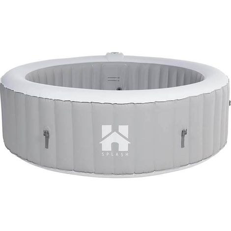 Home Deluxe - Hidromasaje exterior SPLASH - Ø208 cm 6 personas Color: Gris (1/4)