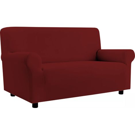 Copridivano Elasticizzato Antimacchia Modello Zeno Colore Bordeaux, misuraPoltronacoloreBordeaux