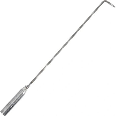 Filiyano – outil pour cheminée intérieure – Tisonnier en fer à long manche, outil pour cheminée intérieure et barbecue extérieur 42 x 4 cm (1/3)