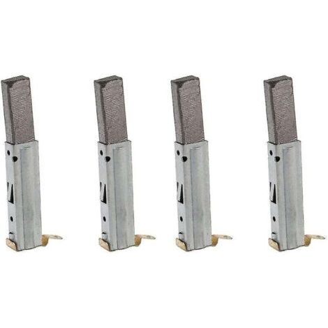 QORVA-Lot de 4 balais de charbon universels pour moteur d'aspirateur Baiyun (1/3)