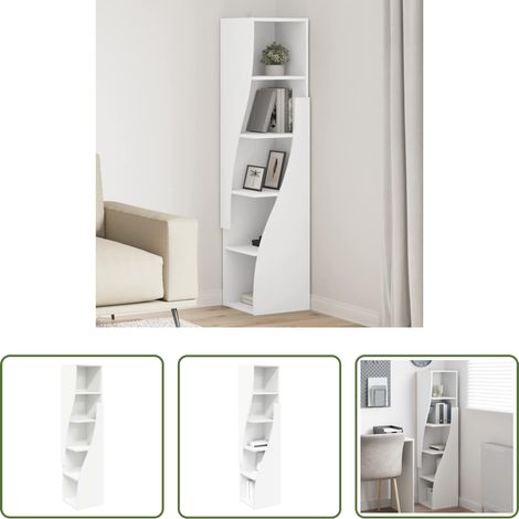 Eckregale -  Eckschrank 32x32x140cm Holzwerkstoff (1/5)