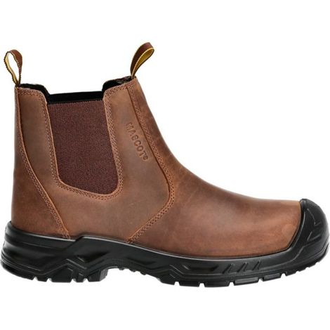 Bottines de sécurité Footwear Originals - Brun noisette/Noir - T40 - MASCOT - F1000-715-5409 1040 (1/2)