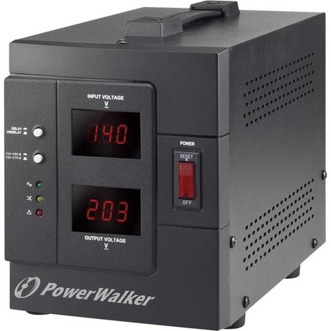 PowerWalker AVR 3000 SIV FR regolatore di tensione nero (1/3)