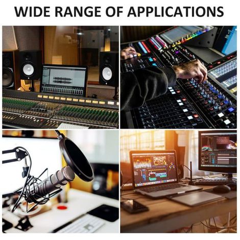 Lot de 10 adaptateurs RCA vers haut-parleur - Mâle/femelle - Pour audio, vidéo (1/5)