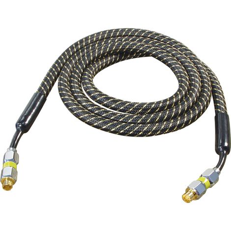 All4u BNVS 1 S-VHS - Cable (4-poliger Stecker auf 4P Hosiden-Stecker/verchromtes Metall) of 1,5 m, Farbe schwarz
