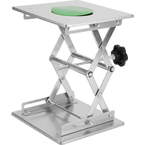 Plate-forme élévatrice de laboratoire, plate-forme élévatrice de support de ciseaux de laboratoire en acier inoxydable SS304 support de ciseaux de plate-forme élévatrice de laboratoire 200200280mm (1/5)