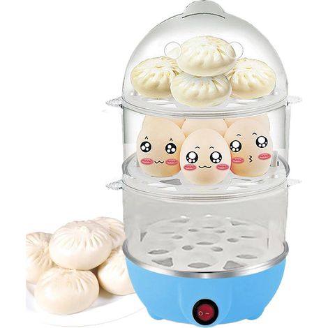 Machine À Œufs Durs,Marmite À Œufs 3 Niveaux Pour Durs Appareil De Cuisine (1/5)