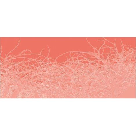 Papier peint panoramique rose à motif branches Tapisserie panoramique idéale pour chambre d'ado Papiers peints panoramiques originaux colorés (1/3)