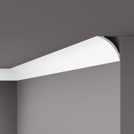 Eckleiste NMC NE3 Pure NOMASTYL Noel Marquet Zierleiste Stuckleiste Modernes Design weiß 2 m (1/5)