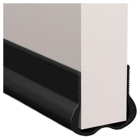 Joint de porte insonorisant – Noir – Flexible – Coupe-vent et anti-poussière – Anti-courants d'air (1/5)