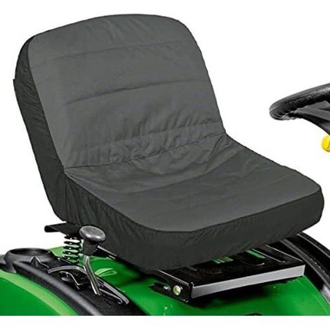 Housse De Siege - Tracteur Tondeuse A Gazon - Universelle Rembourree Avec Cordon De Serrage - Noir - 1 Unite (1/5)