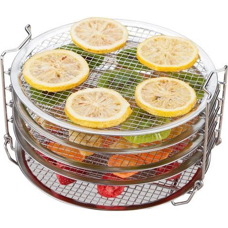 Support déshydratant pour Ninja Foodi de 6,5 et 8 litres, en acier inoxydable de qualité alimentaire 6.5&8 (1/5)