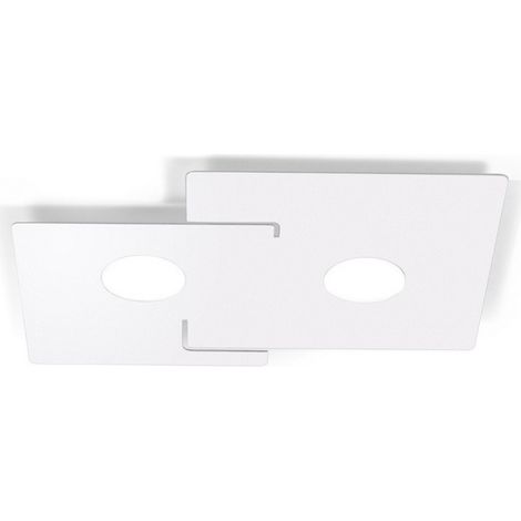 Kolarz SQUARE - Plafonnier Lifestyle - Fini Blanc, 2x GX53 (1/5)