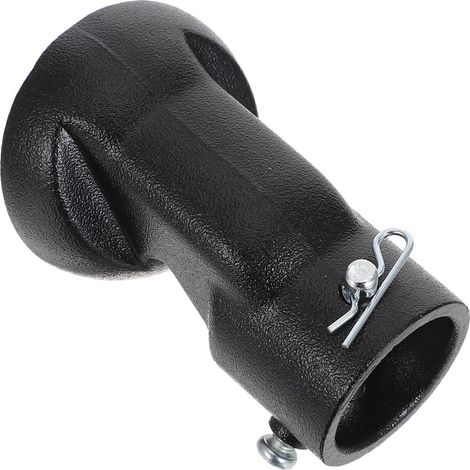Adaptateur Support pour de Plafond en Ventilateur Acier Noir Installation Flexible et Sécurisée Inclinés Jusqu'à 45 Degrés pour Plafonds (1/5)